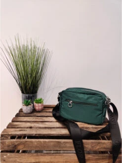 Sac Kyara -Mode Vêtements Magasin 1014 vert pin floraco 2