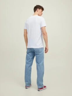 Jack & Jones Tee-shirt Grafitti -Mode Vêtements Magasin 12211020 white w faces jack jones 6