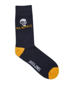 Jack & Jones Chaussette Skull -Mode Vêtements Magasin 12211734 black light grey me jack jones 4