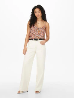 JACQUELINE DE YONG Débardeur Imprimé Starr -Mode Vêtements Magasin 15198145 cloud dancer spiced jacqueline de yong 2