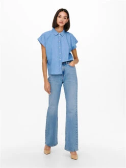JACQUELINE DE YONG Chemisette Saint -Mode Vêtements Magasin 15252301 light blue denim jacqueline de yong 3