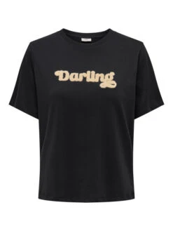 JACQUELINE DE YONG Tee Shirt Felisa -Mode Vêtements Magasin 15300408 black towel darling jacqueline de yong 2