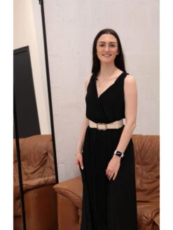 Robe Rosetta -Mode Vêtements Magasin 1558 noir atelier de mila 2