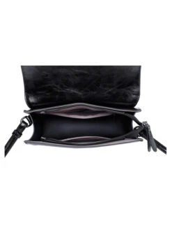 Sac Bi Matiere Velours Ange -Mode Vêtements Magasin 1683199 noir ines delaure 2