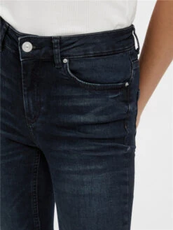 Pieces Jean Skinny Delly -Mode Vêtements Magasin 17114915 dark blue denim pieces 2