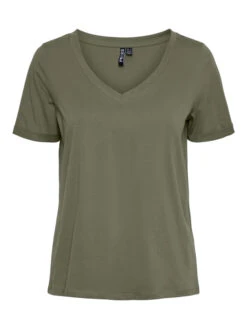 Pieces Tee Shirt Ria -Mode Vêtements Magasin 17120455 deep lichen green pieces 4