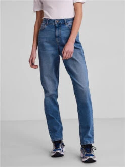 Pieces Jean Luna Straight -Mode Vêtements Magasin 17120957 medium blue denim pieces 2