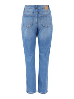 Pieces Jean Luna Straight -Mode Vêtements Magasin 17120957 medium blue denim pieces 5