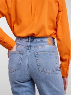 Pieces Jean Holly -Mode Vêtements Magasin 17122102 medium blue denim pieces 4