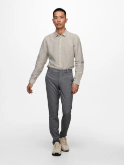 Only & Sons Chemise Caiden 8 Only & Sons Chemise Caiden -Mode Vêtements Magasin 22012321 chinchilla only sons 2