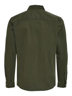 Only & Sons Chemise Manches Longues -Mode Vêtements Magasin 22020742 olive night only sons 4
