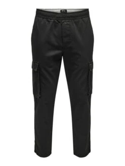 Only & Sons Pantalon Cargo Rod -Mode Vêtements Magasin 22022975 black only sons 4
