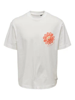 Only & Sons Tee Shirt Smiley