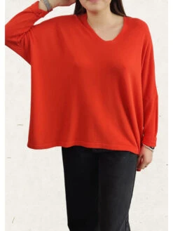 Pull Gerard -Mode Vêtements Magasin 22026 orange glossy 2