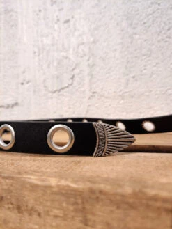 Ceinture Aglae -Mode Vêtements Magasin 22cdc57 argent noir mila 2