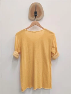 Tee-shirt Manches 3/4 Pinocchio -Mode Vêtements Magasin 2604 jaune lacomy 3