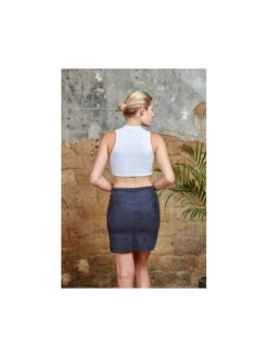 HF Jupe Gina -Mode Vêtements Magasin 2912 marine hf 2