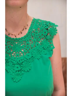 Unika Chemisier Adra -Mode Vêtements Magasin 3026 vert unika 3