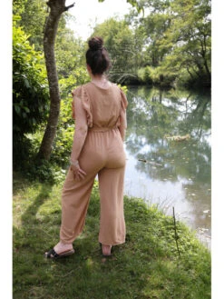 Combipantalon Palma -Mode Vêtements Magasin 3155 camel clair atelier de mila 2