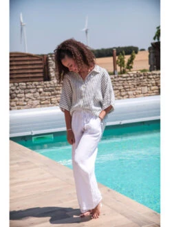 Chemise Bilal -Mode Vêtements Magasin 55093 marine w studio 4