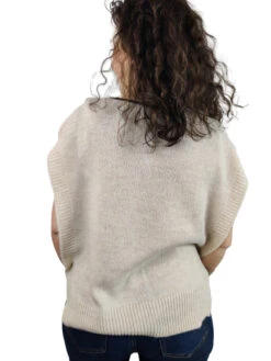 Pull Albert -Mode Vêtements Magasin 6166 ecru glossy 2