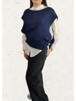 Pull Diego -Mode Vêtements Magasin 6311 marine glossy 2