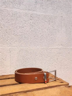 Ceinture En Cuir Nicolas -Mode Vêtements Magasin 810 camel 1083 2