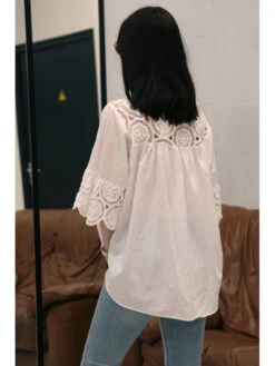 Chemise Nuage -Mode Vêtements Magasin 95800 blanc wiya 2