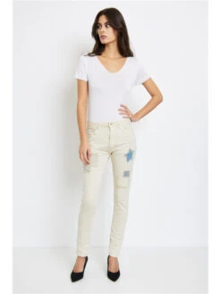 Pantalon Toile Boyfriend Patchi