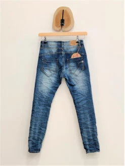 Jeans Boyfriend Poupi -Mode Vêtements Magasin 98293 bleu place du jour 2