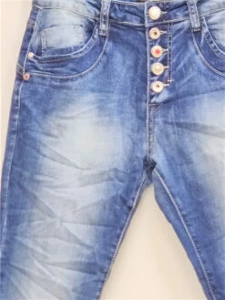 Jeans Boyfriend Poupi -Mode Vêtements Magasin 98293 bleu place du jour 3