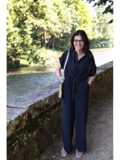 Combipantalon Malaga -Mode Vêtements Magasin 9970c marine atelier de mila 2