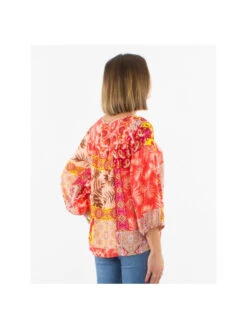 Chemise Sorocaba -Mode Vêtements Magasin ch17039 corail coline 2