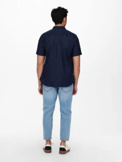 Only & Sons Chemisette Jean Troy -Mode Vêtements Magasin chemisette jean troy 5
