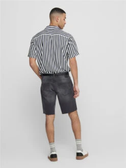 Only & Sons Chemisette Rayée -Mode Vêtements Magasin chemisette rayee 2