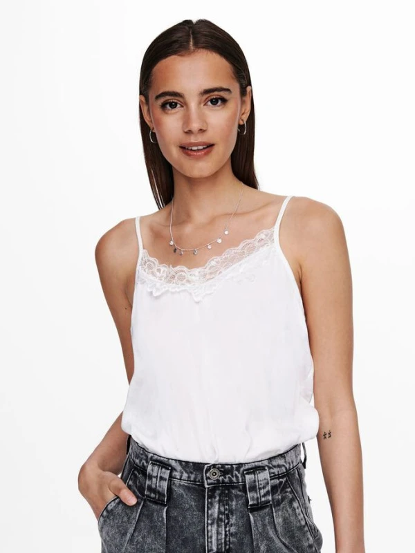 JACQUELINE DE YONG Débardeur Satiné Appa 2 JACQUELINE DE YONG Débardeur Satiné Appa – Image 2