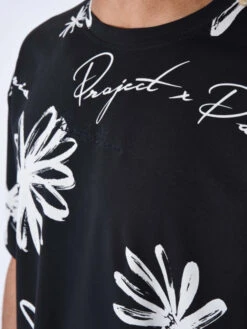 Tee Shirt Florian -Mode Vêtements Magasin fl01 noir bk projectx 2