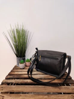 Sac Gaby -Mode Vêtements Magasin h2576 noir floraco 2