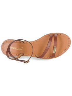 Les Tropeziennes Sandales Hanak -Mode Vêtements Magasin hanak tan les tropeziennes 5
