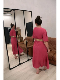 Robe Amelie -Mode Vêtements Magasin it4836 fushia in april 3