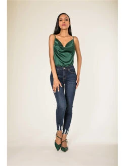 Jeans Bas Effiloché Louise