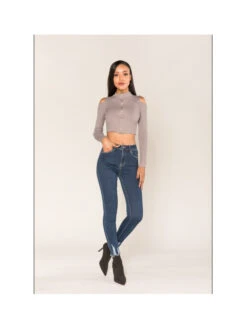 Jeans Bas Effiloche Louise