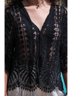 Gilet Issa 6 Gilet Issa -Mode Vêtements Magasin m1859 noir stacy 2