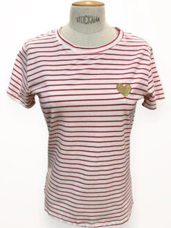 Tee Shirt Coeur Doré