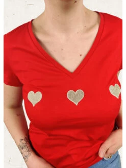 Tee Shirt Alba -Mode Vêtements Magasin mg13529 rouge mg 3