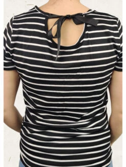 Tee Shirt Amadeo -Mode Vêtements Magasin mg17304 noir ecru mg 2