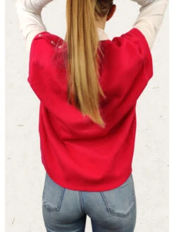 Pull Donna -Mode Vêtements Magasin mj95308 corail majolica 2