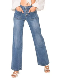 Jeans Zoé -Mode Vêtements Magasin p139 5 bleu ciel nina carter 2