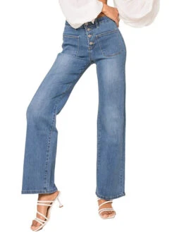 Jeans Zoé -Mode Vêtements Magasin p139 5 bleu ciel nina carter 3