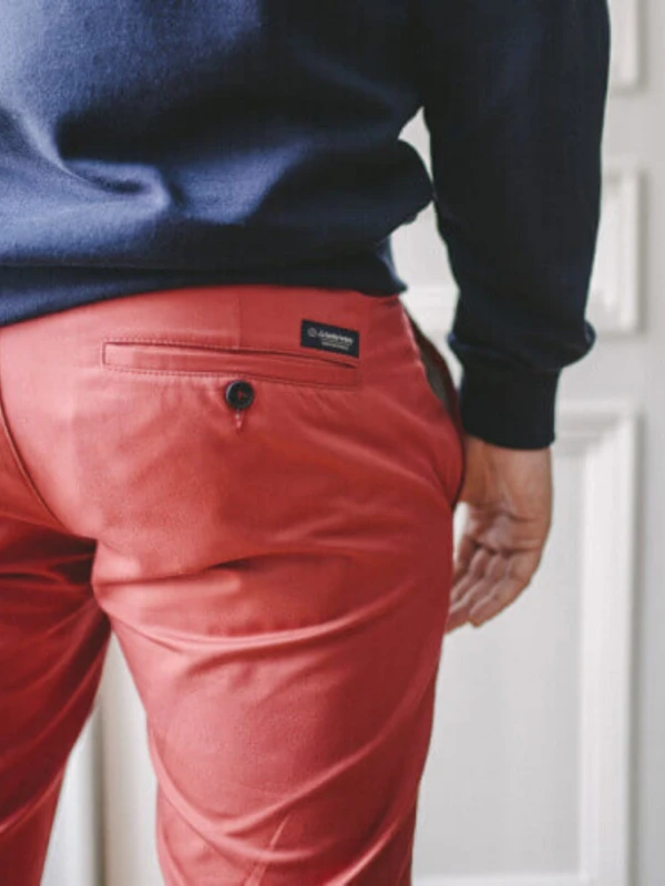 Pantalon Chino Rouge Carlos Gentle Factory 2 Pantalon Chino Rouge Carlos Gentle Factory – Image 2